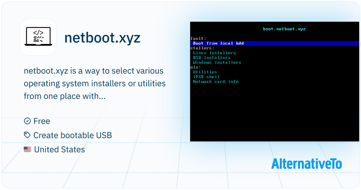 netboot.xyz: Way to select various operating system installers or ...