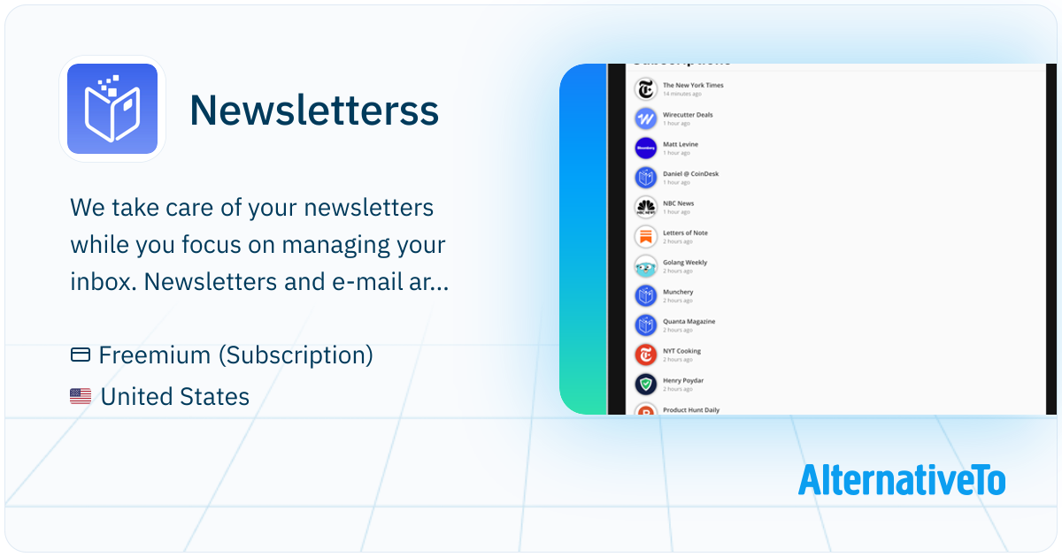 Newsletterss: Newsletters and substack reader - an RSS feed for all ...