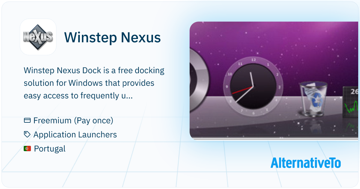 Winstep Nexus: Free customizable Windows dock for quick app access ...