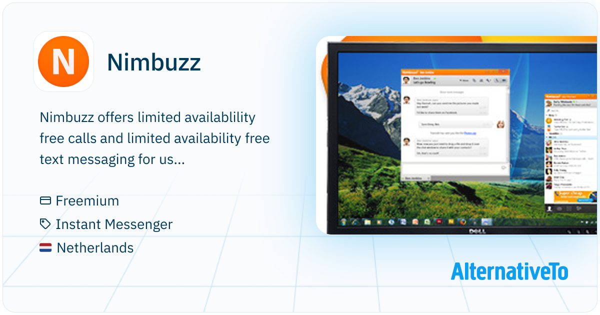 Nimbuzz: Offers limited availablility free calls | AlternativeTo