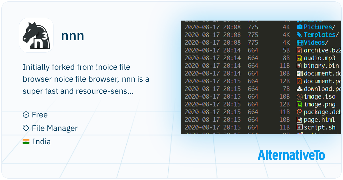 nnn: Fast and resource-sensitive file manager for the terminal ...