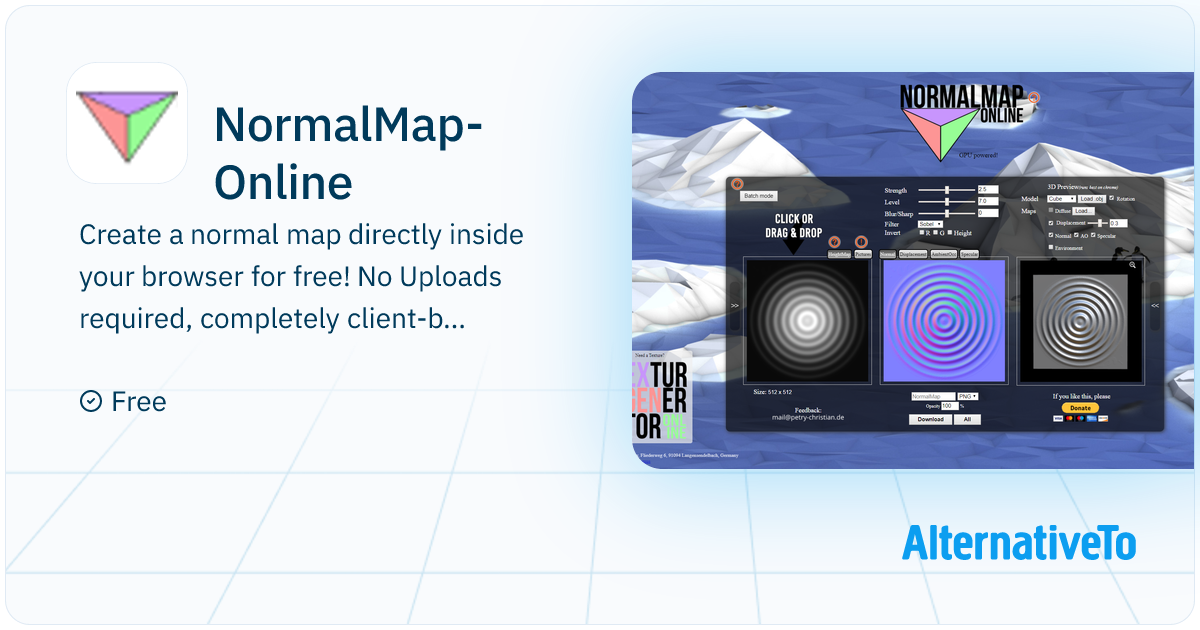 NormalMap-Online: Create a normal map directly inside your browser ...