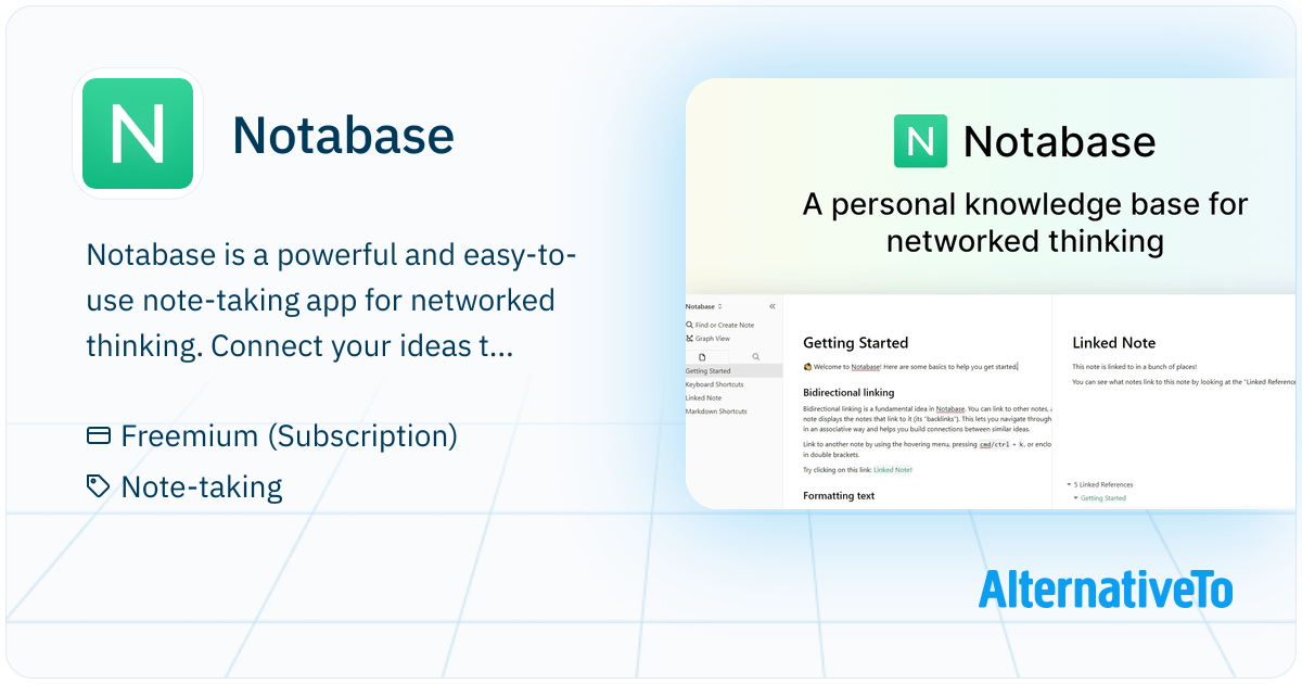 Note Based Notabase: Powerful and easy-to-use note-taking app for networked ...