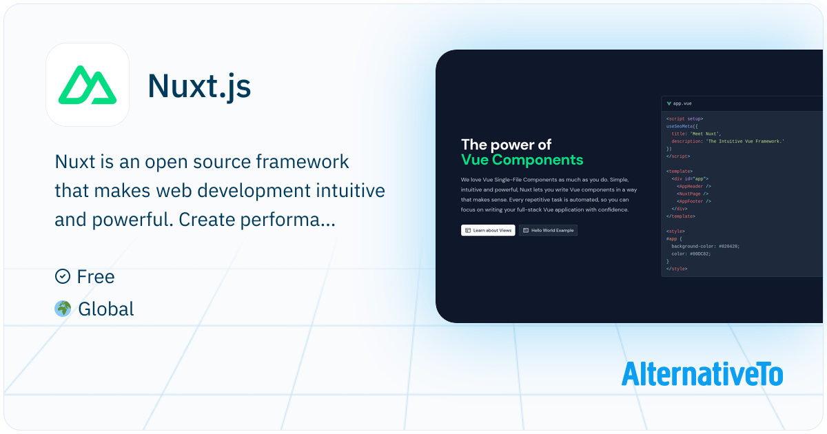 Nuxt.js: A Vue.js framework for easier universal applications ...