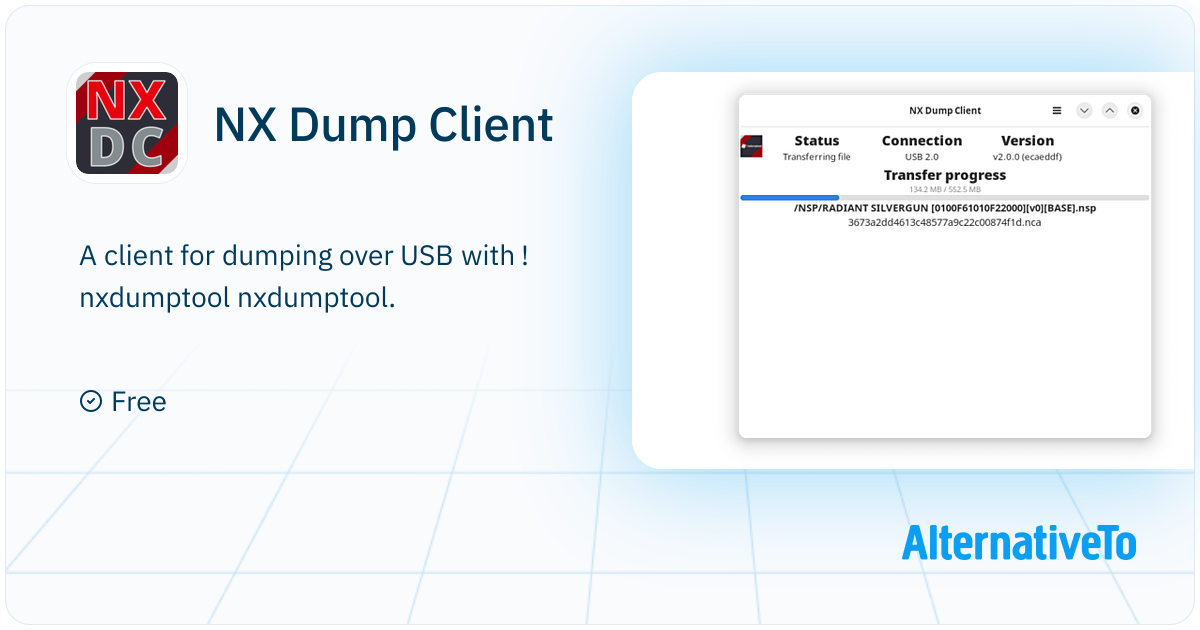 NX Dump Client: A client program for dumping over USB with nxdumptool ...