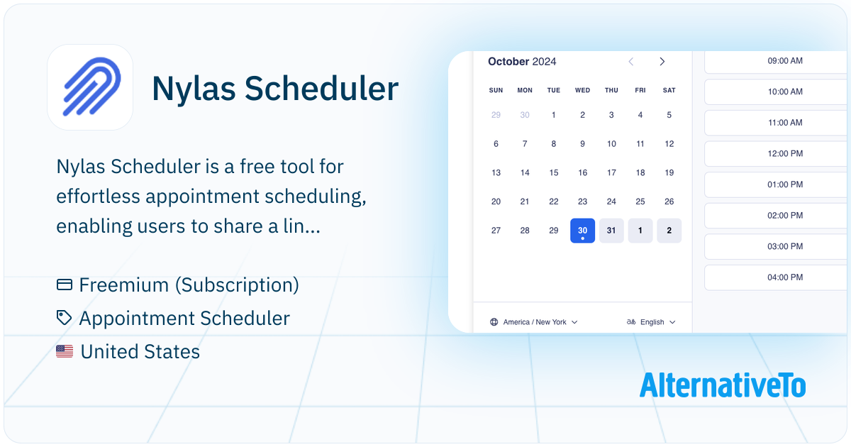 Nylas Scheduler: Easy appointment scheduling, allowing users to share a ...