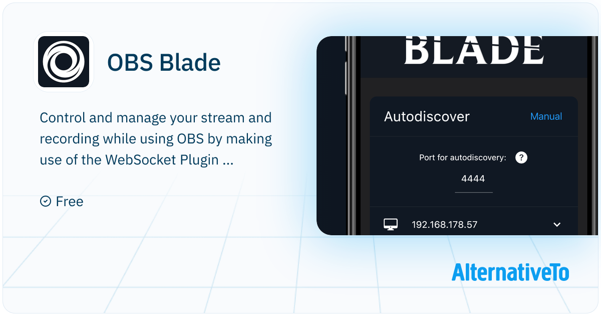 OBS Blade: Make use of the OBS WebSocket Plugin and control your stream ...