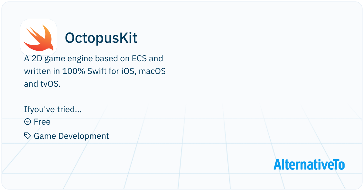 OctopusKit: A 2D game engine based on ECS and written in 100% ...