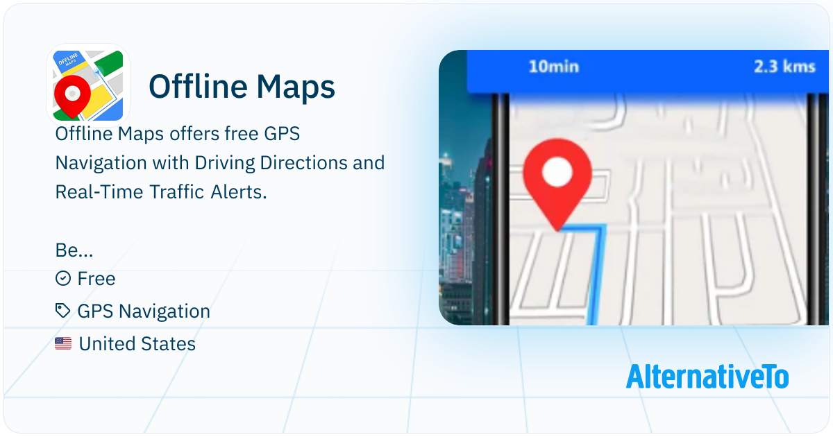 Offline Maps: Offers free GPS Navigation with Driving Directions and ...