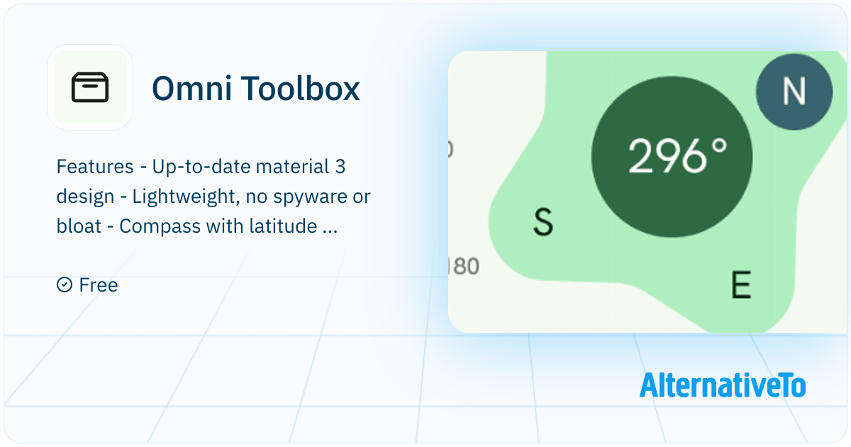 Omni Toolbox: A useful and handy android minimalist toolbox. Mainly a ...