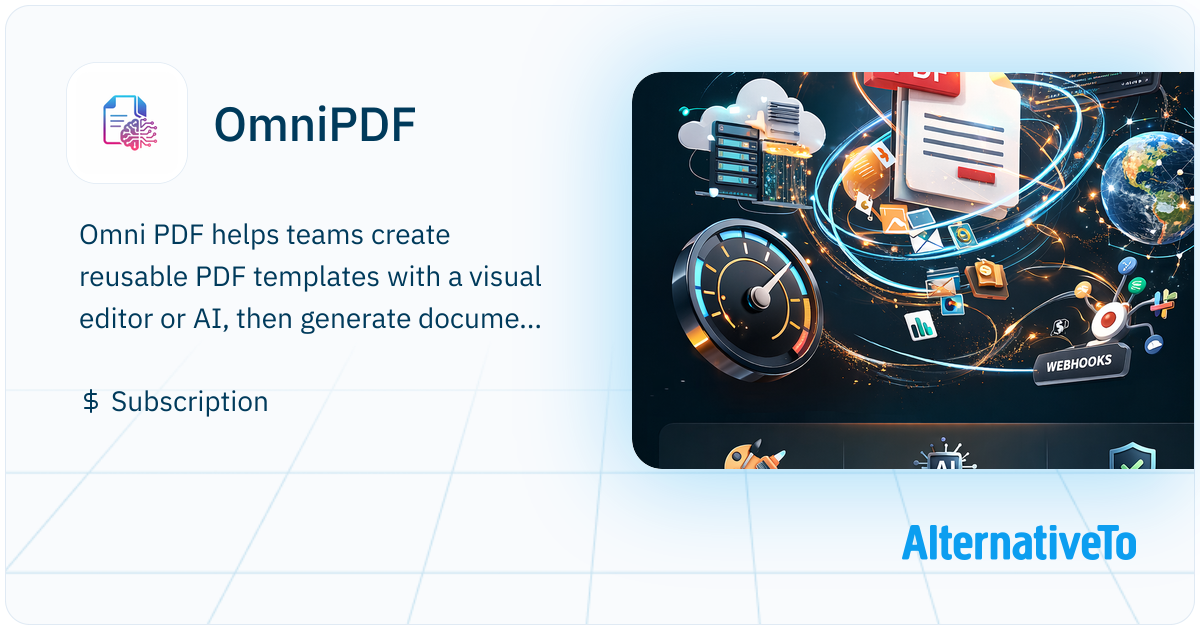 OmniPDF: Omni PDF helps teams create reusable PDF templates with a ...