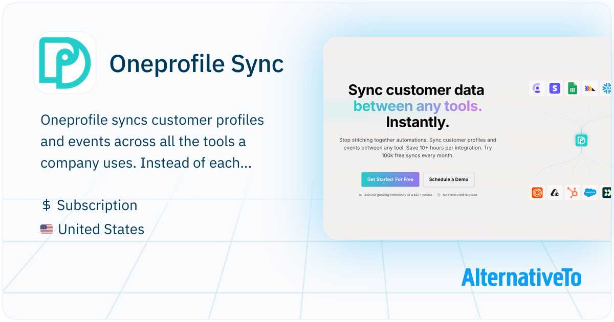 Oneprofile Sync: Oneprofile enables businesses to sync customer ...
