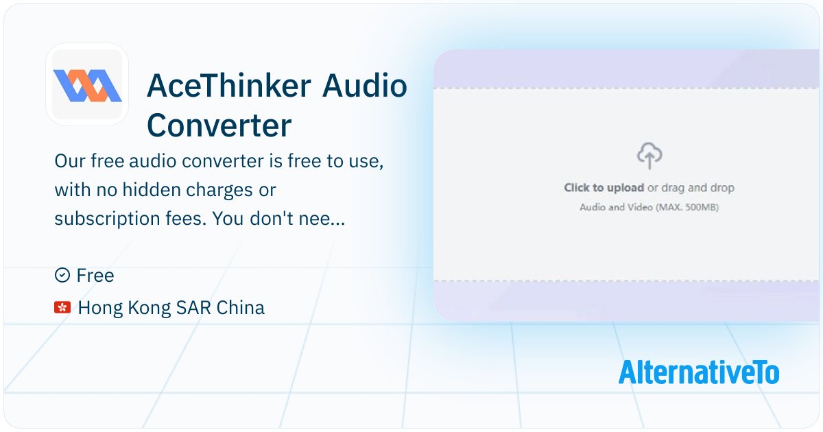 AceThinker Audio Converter: This online audio converter allows you to ...