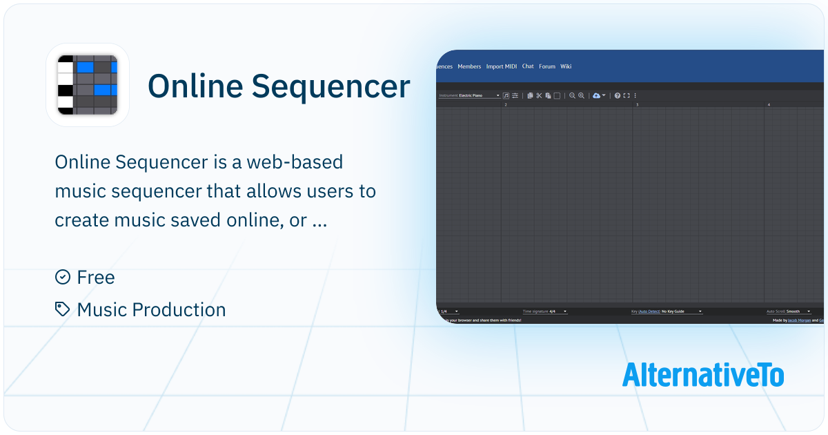 Online Sequencer: Web-based music sequencer | AlternativeTo