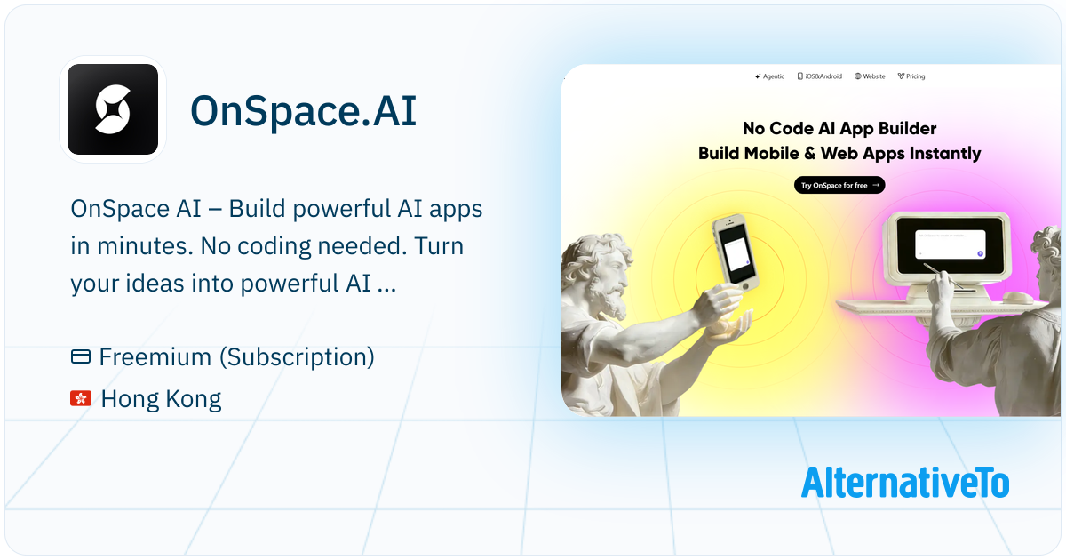 OnSpace.AI: OnSpace AI – Build powerful AI apps in minutes. No coding ...