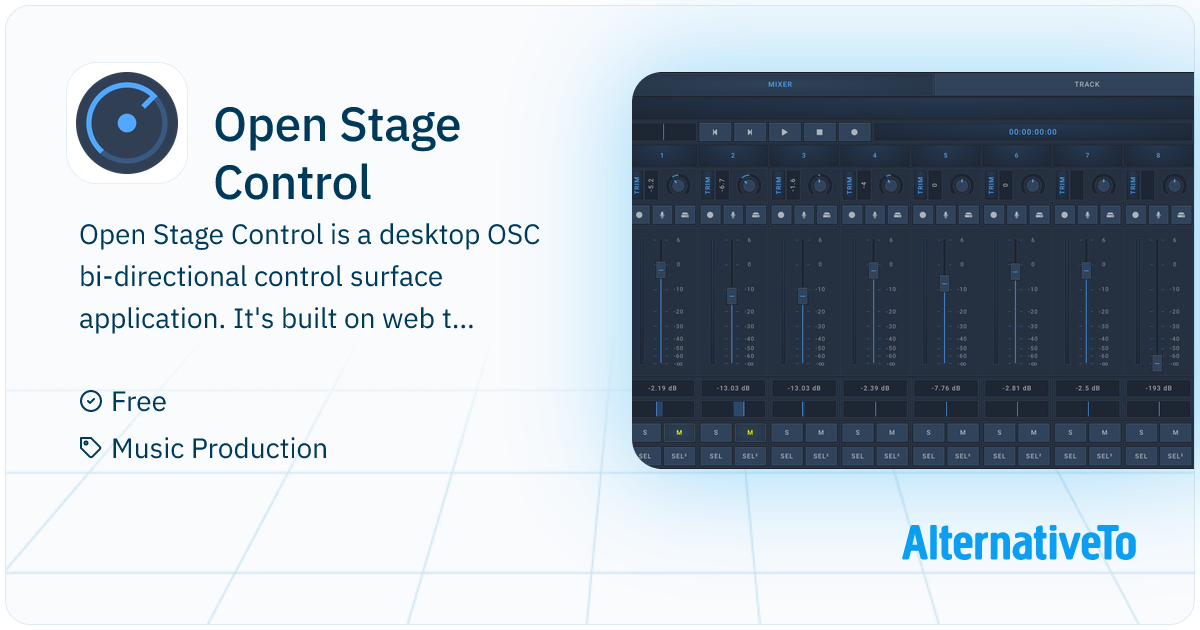 Open Stage Control: Libre and modular OSC / MIDI controller | AlternativeTo