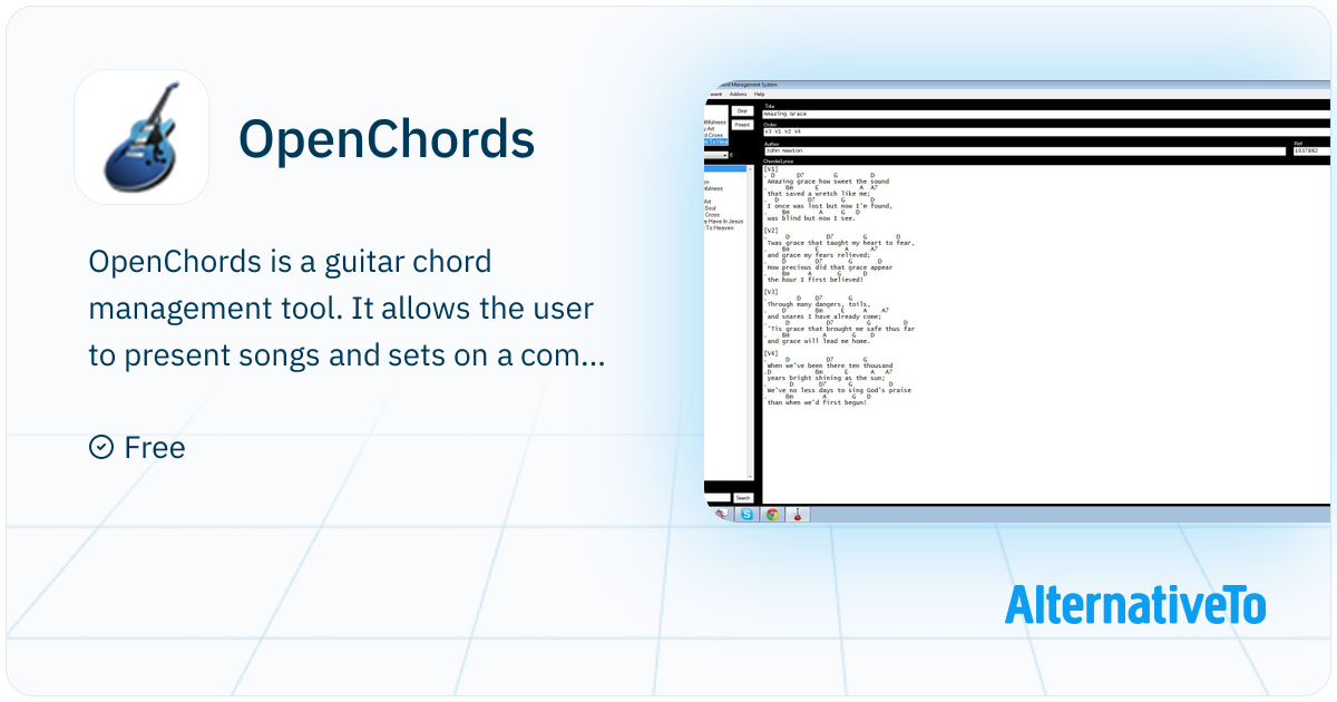 OpenChords: Guitar chord management tool | AlternativeTo