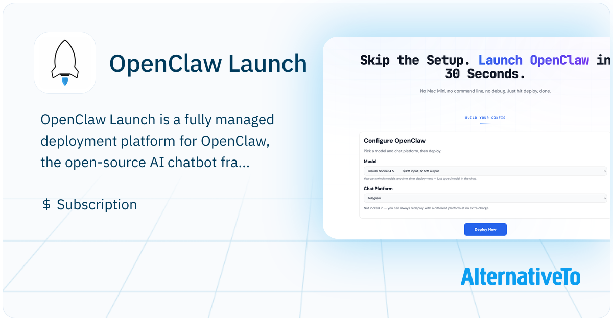 OpenClaw Launch: Deploy AI chatbots to Telegram, Discord, or the web in ...