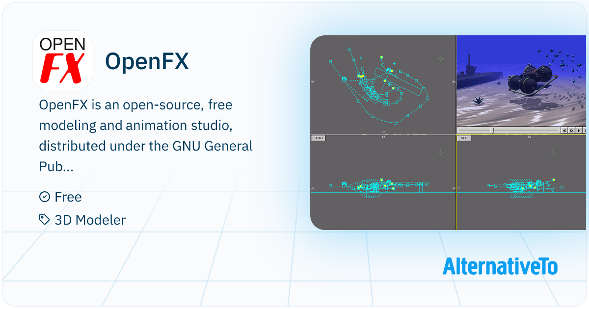 OpenFX: Open-Source 3D modeling, animation and rendering suite ...