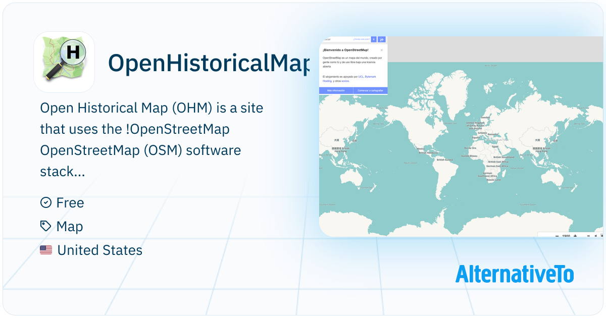OpenHistoricalMap: Open Historical Map (OHM) is a site that uses the ...