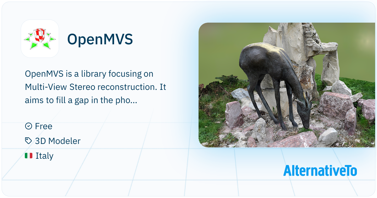 OpenMVS: Open Multi-View Stereo reconstruction library that provides ...