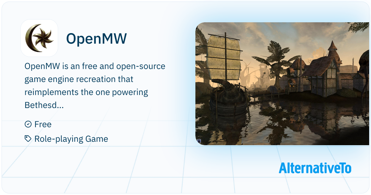 OpenMW (Series): A free and open source game engine re-implementation ...
