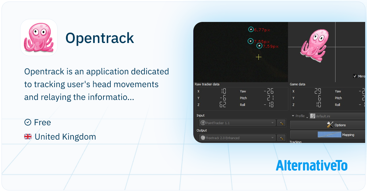 Opentrack: Head tracking Software for MS Windows, Linux, and Apple OSX ...