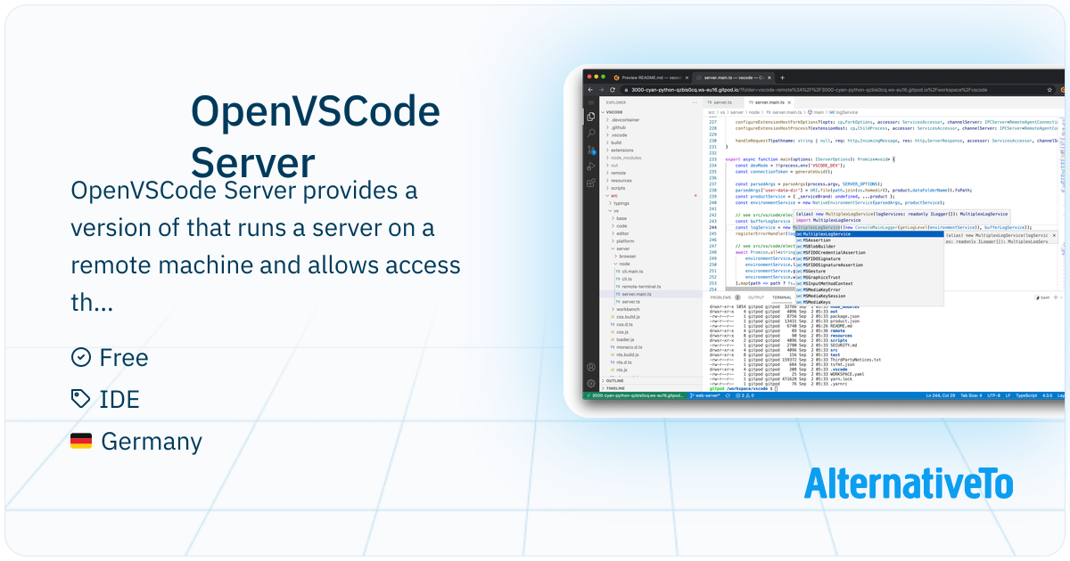 OpenVSCode Server: Run upstream VS Code on a remote machine with access ...