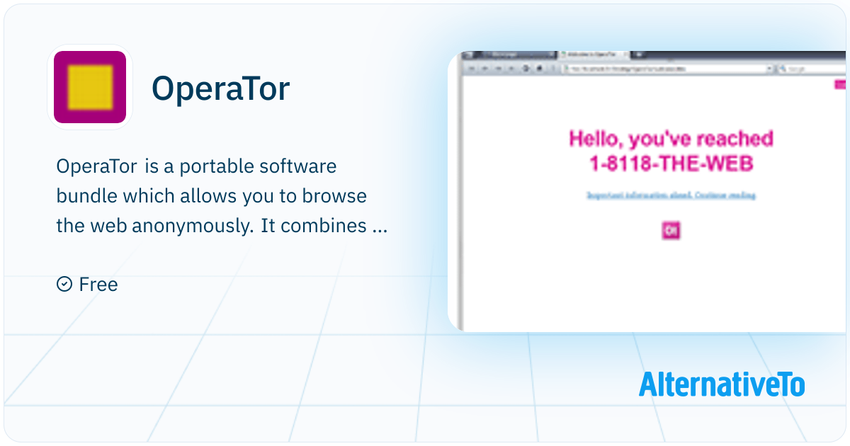 Operator Pro Software OperaTor: Portable software bundle which | AlternativeTo