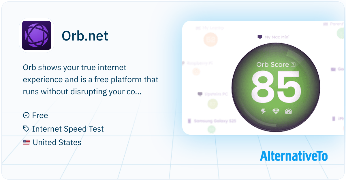 Orb.net: Orb measures responsiveness, reliability & speed, without ...