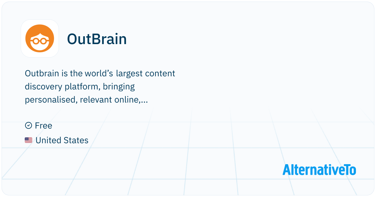 OutBrain: The world's largest content discovery platform | AlternativeTo