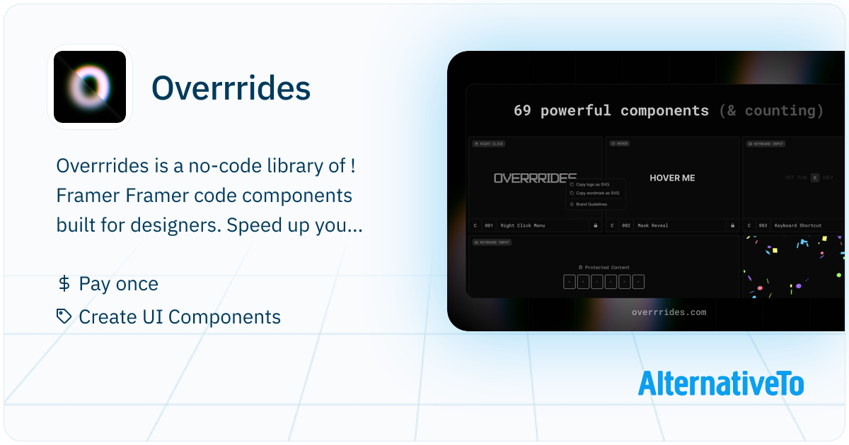 Overrrides: A library of the most powerful & customizable code ...