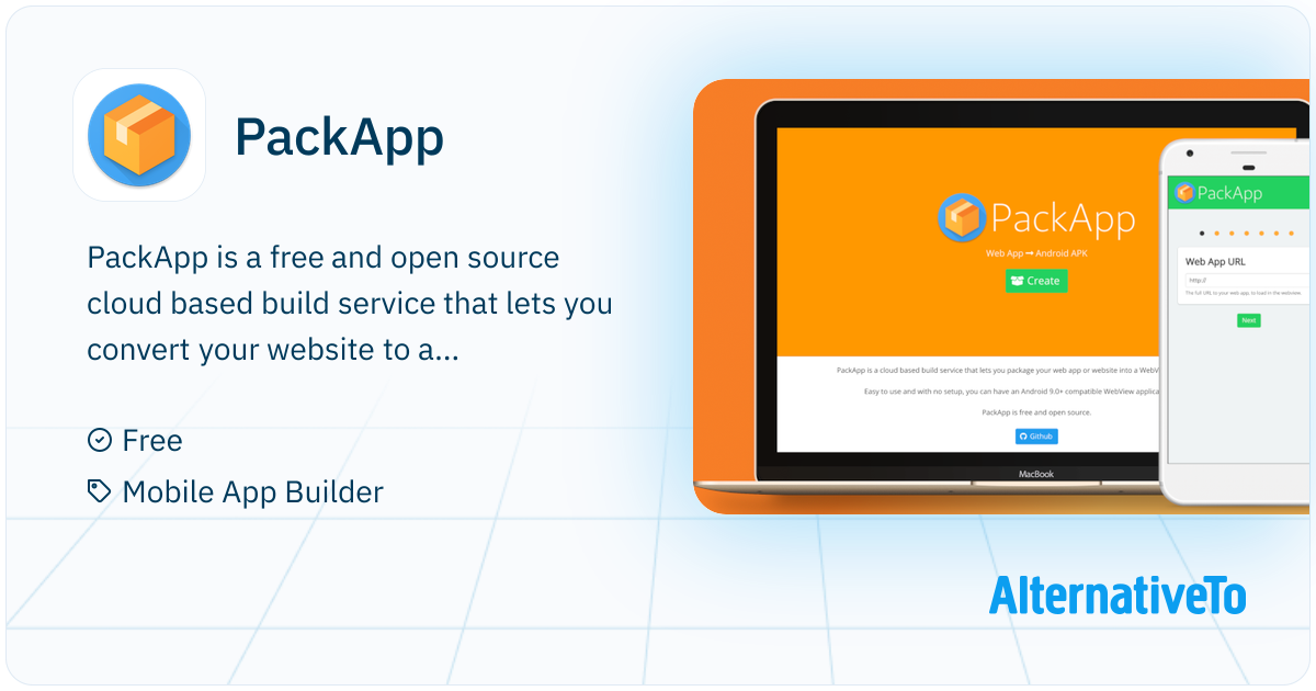 Packapp PackApp: Free and open source cloud service that lets you turn your ...