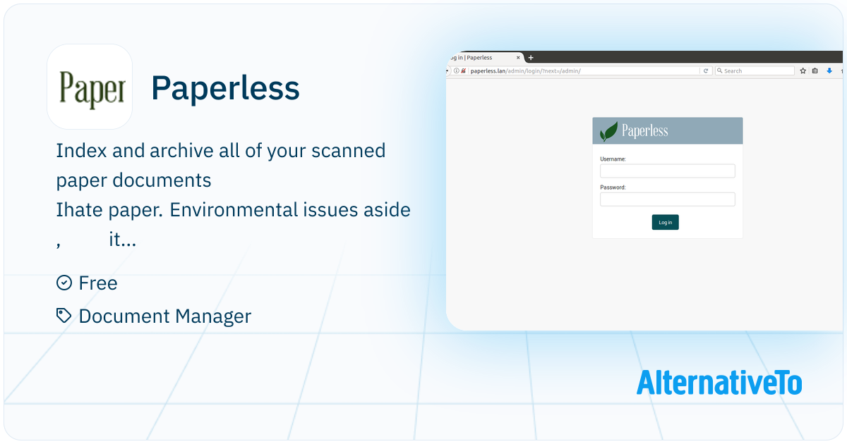 Paperless: Scan, index, and archive all of your paper documents ...