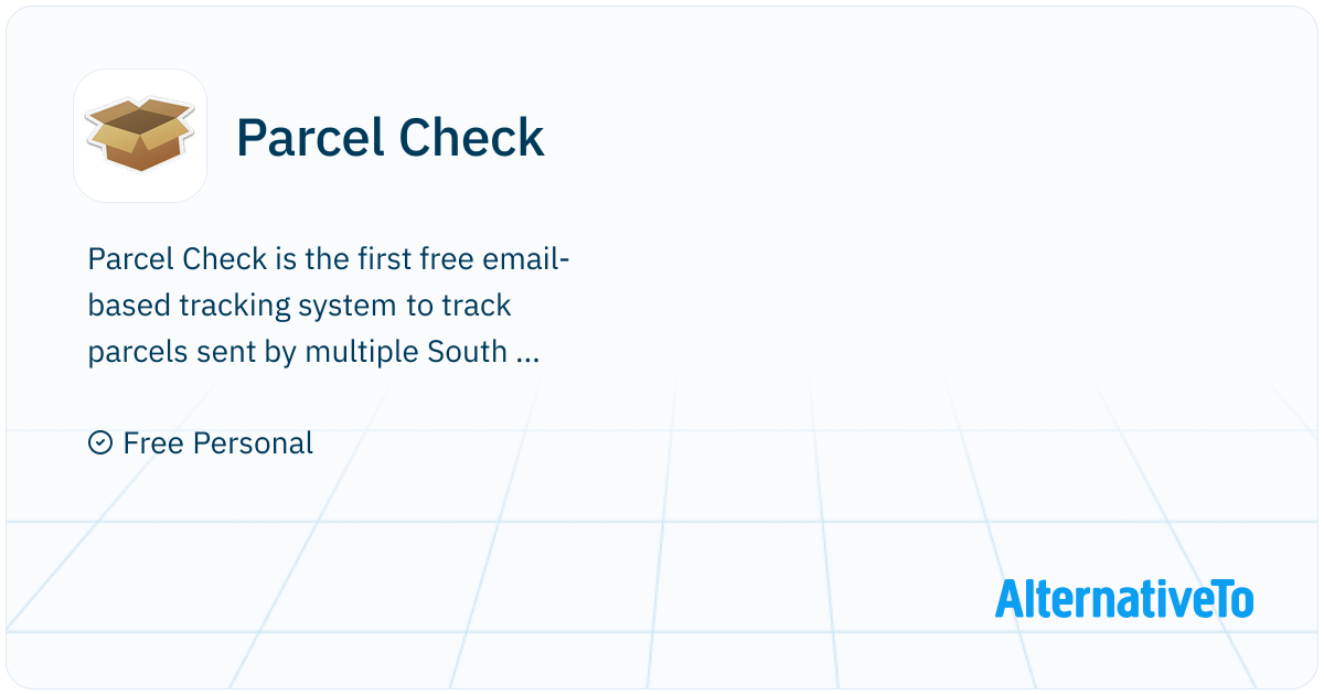 Parcel Check: The first free email-based | AlternativeTo