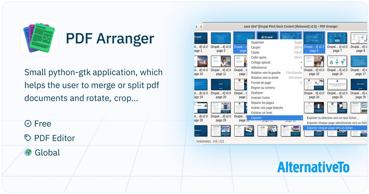 PDF Arranger: Small python-gtk application, which helps the user to ...