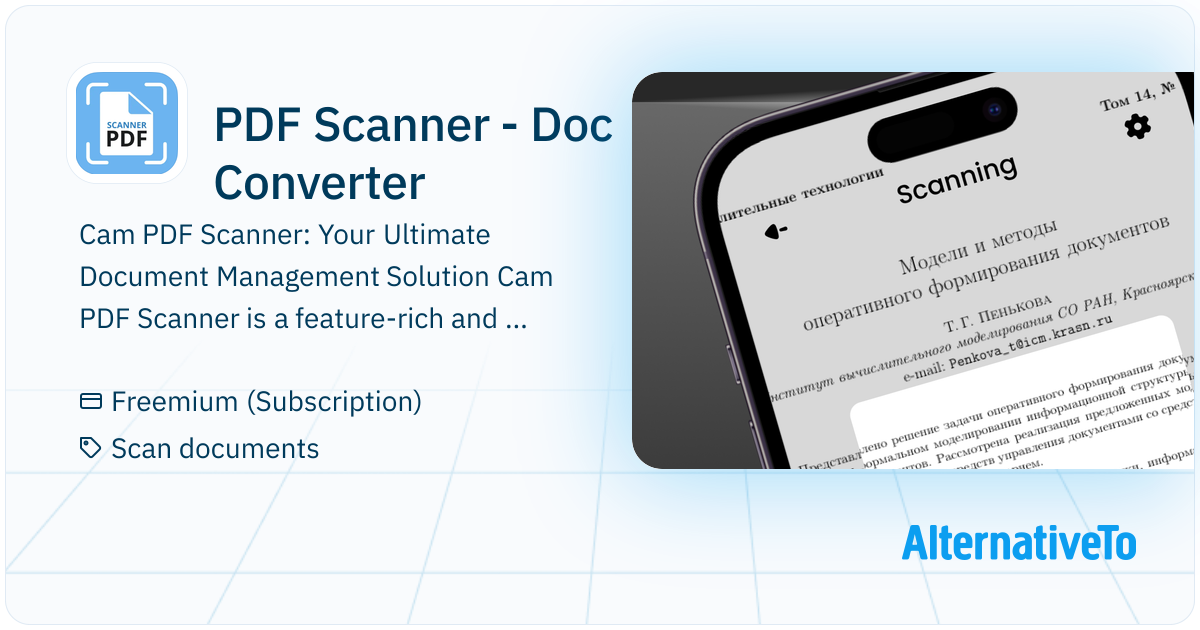PDF Scanner - Doc Converter: A powerful document scanner and converter ...
