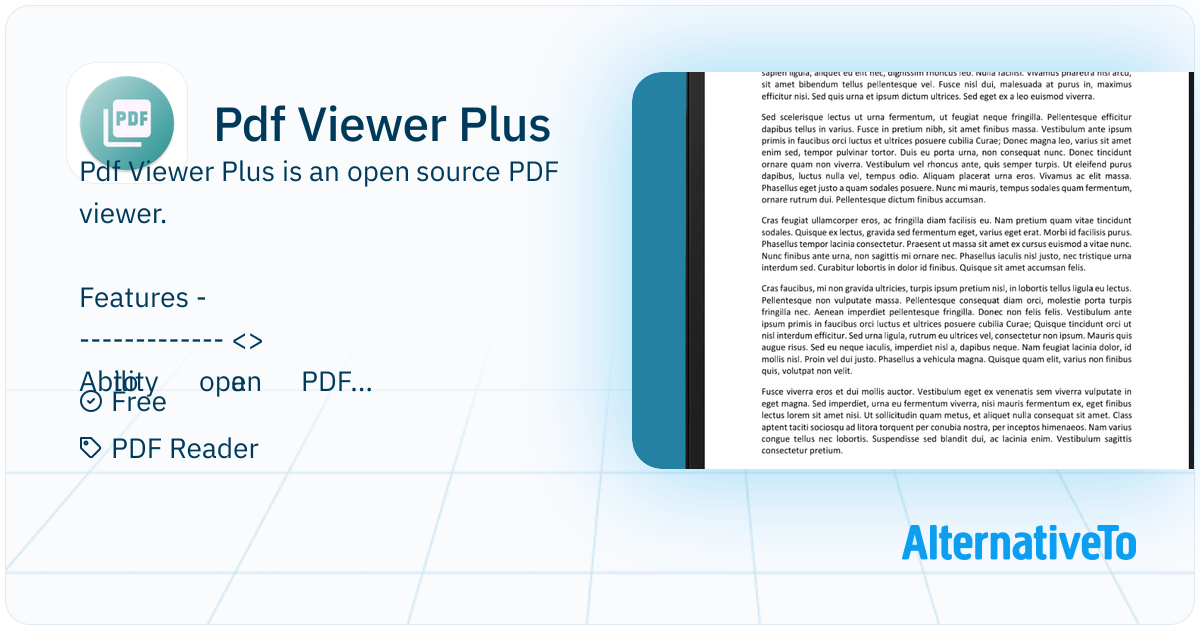 Pdf Viewwer Pdf Viewer Plus: A simple PDF document viewer | AlternativeTo