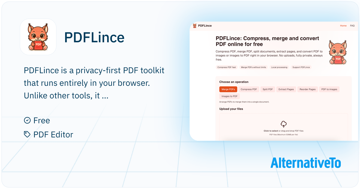 Local Pdf Files PDFLince: Free, private, and local PDF toolkit. | AlternativeTo