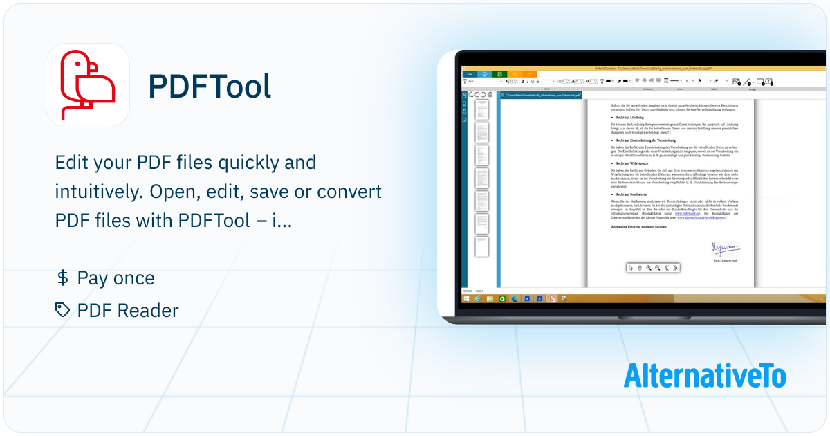 PDFTool: Get the most out of every PDF | AlternativeTo