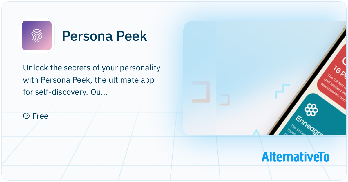 Persona Peek: Discover the real you with Persona Peek! | AlternativeTo