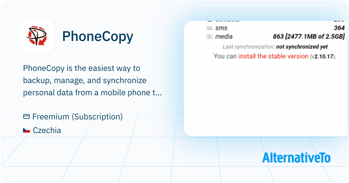 PhoneCopy: One of the world's largest and most popular multiplatform ...