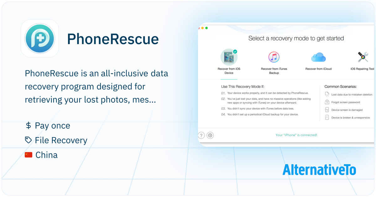 PhoneRescue: Recover 31 types of iOS & Android data efficiently ...