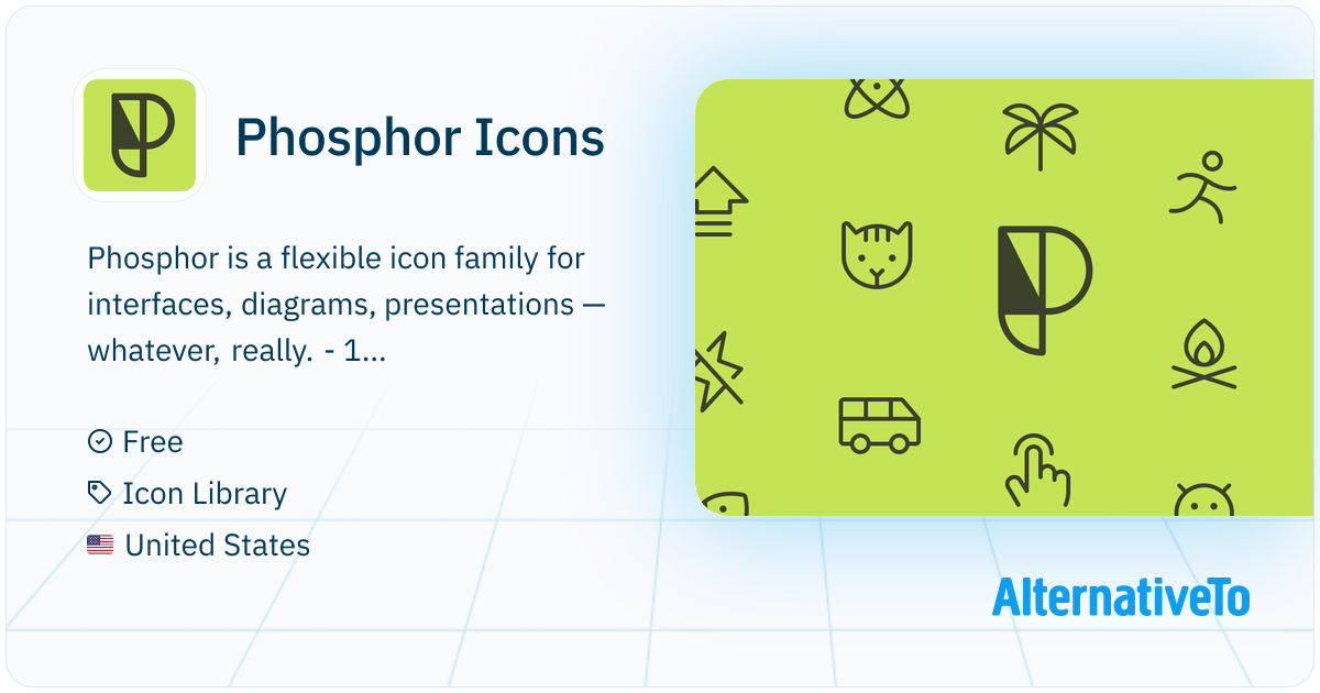 Phosphor Icons: Phosphor is a flexible icon family for interfaces ...