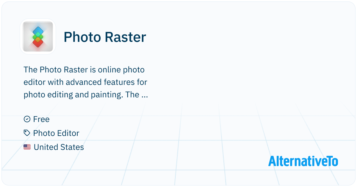 Photographic Raster Image Photo Raster: The Photo Raster is online photo editor with | AlternativeTo