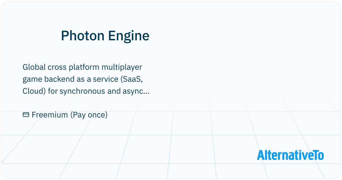 Photon Engine: Independent networking engine and multiplayer platform ...