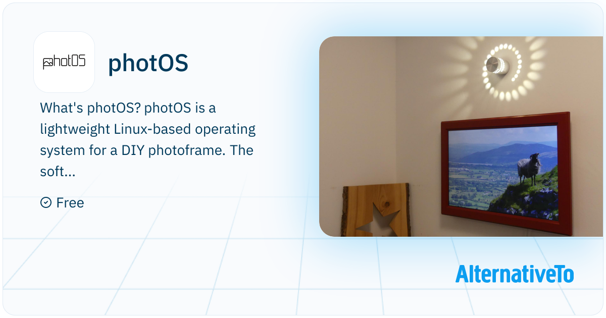 photOS: Operating System for digital photo frames | AlternativeTo