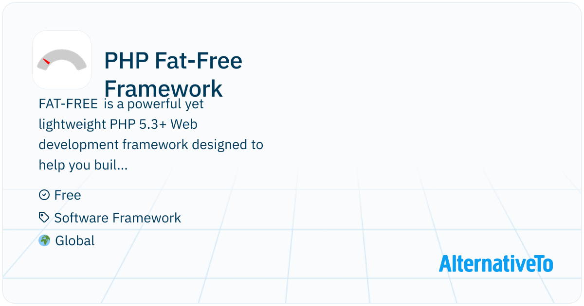 PHP Fat-Free Framework: FAT-FREE is a powerful yet lightweight PHP 5 ...