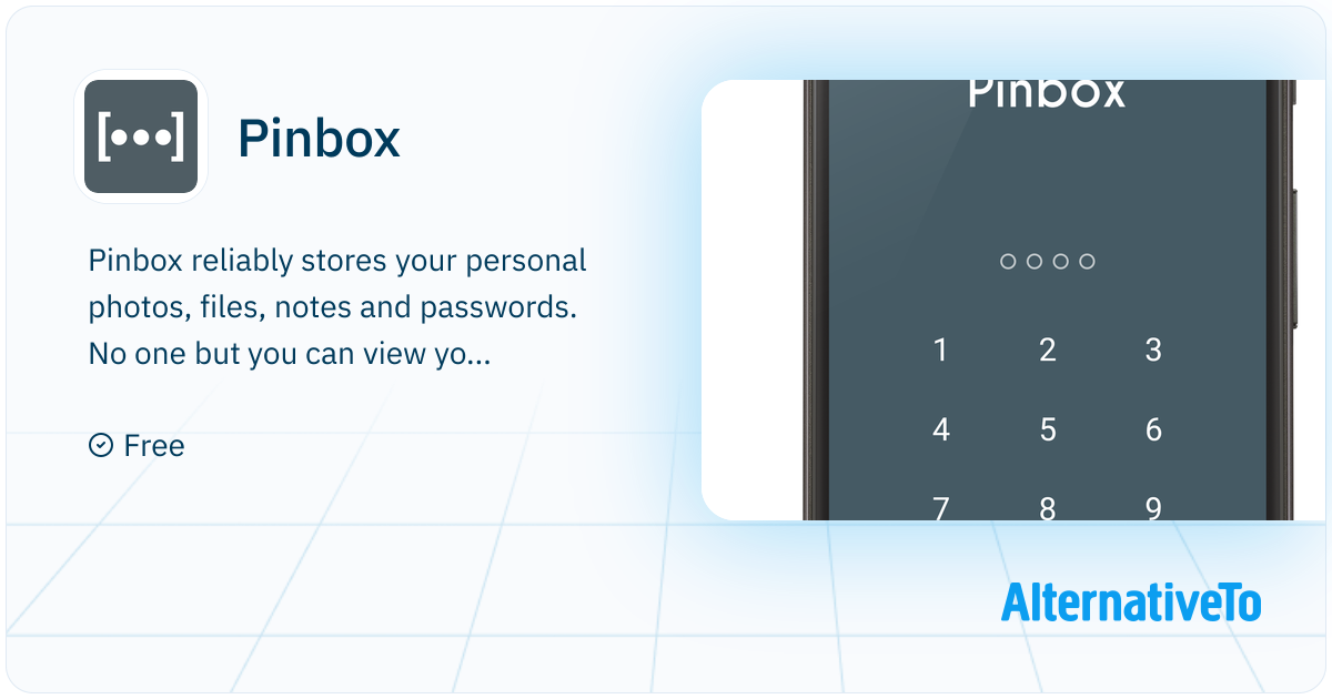 File Pin Box Pinbox: Reliably stores your personal photos, files, notes and ...