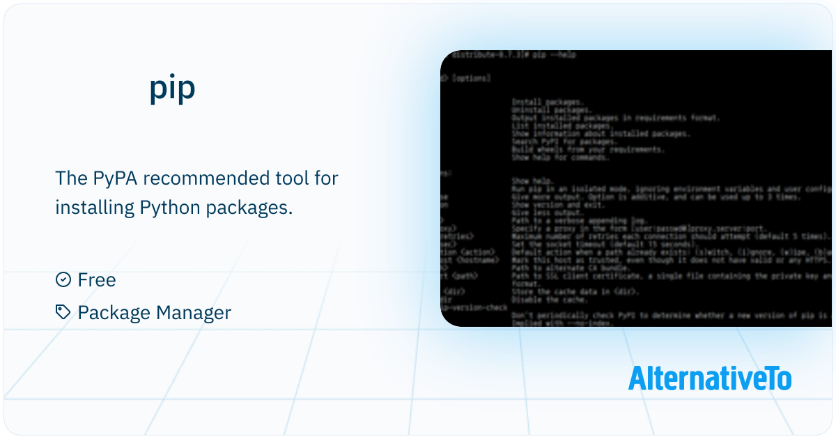 pip: The PyPA recommended tool for installing Python packages ...